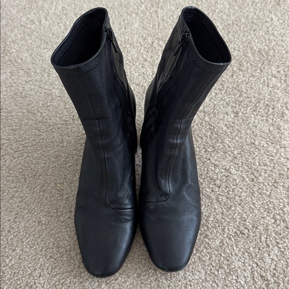 Loeffler Randall Black Leather Booties, sz 7 - Picture 2 of 6